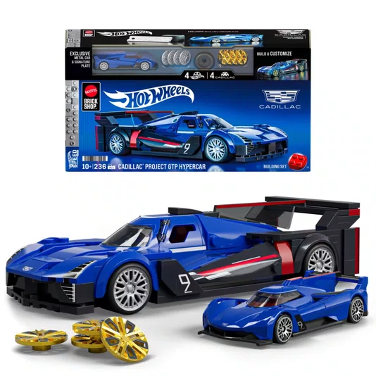 Conjunto de Construção Hot Wheels Cadillac Project GTP Hypercar Mattel