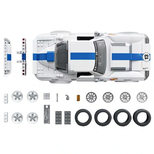 Conjunto de Construção Hot Wheels Corvette Grand Sport Mattel