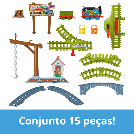 Conjunto de Entrega de Tintas Thomas e Seus Amigos Fisher Price Mattel