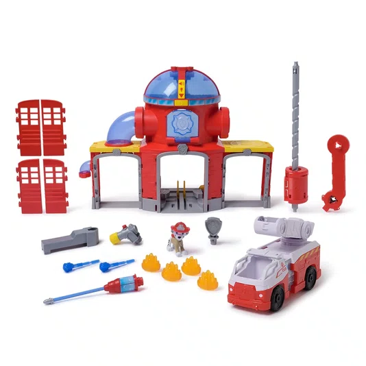 Conjunto Estação com Luz e Som Fire Rescue Patrulha Canina Sunny