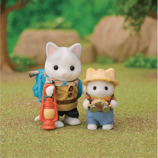 Conjunto Exploração Animada Irmão e Bebê Gatos de Leite 