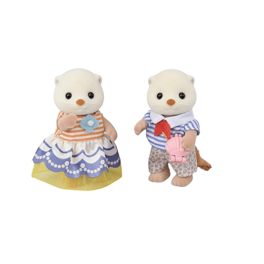 Conjunto Familia das Lontras Marinhas Sylvanian Families Epoch