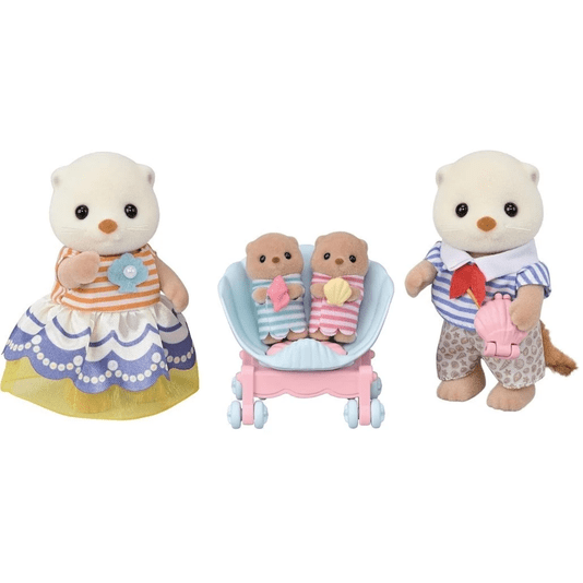 Conjunto Familia das Lontras Marinhas Sylvanian Families Epoch