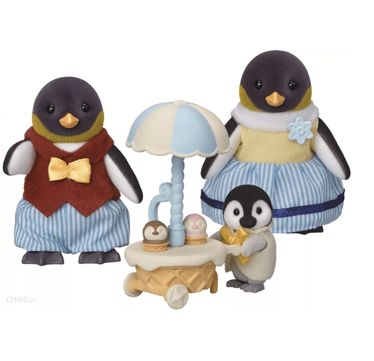 Conjunto Família dos Pinguins Sylvanian Families Epoch