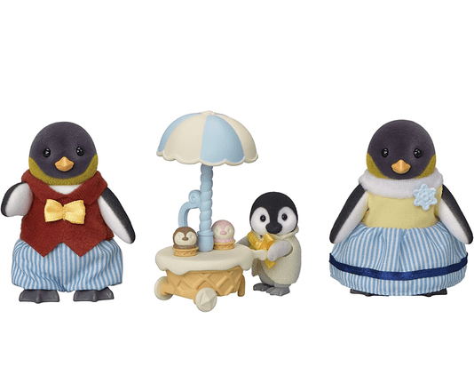 Conjunto Família dos Pinguins Sylvanian Families Epoch