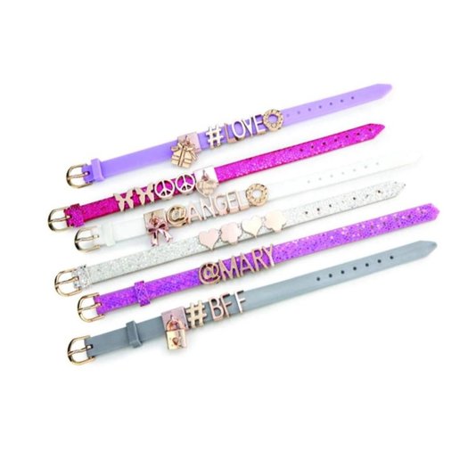 Conjunto Fashion Bracelet Pulseiras para Personalizar My Style Multikids 