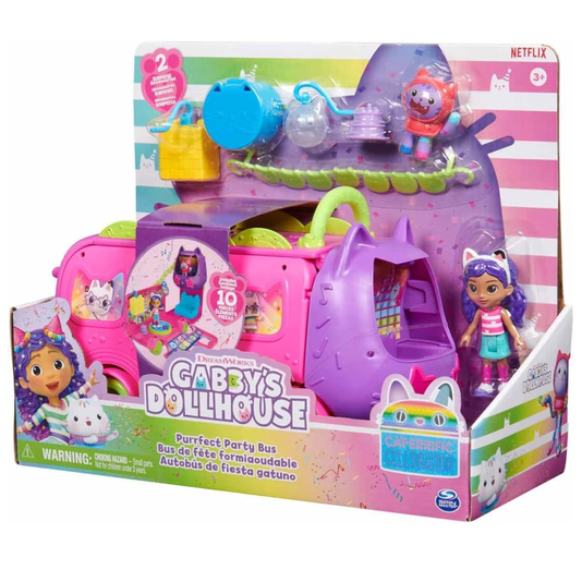 Conjunto Festa no Ônibus Gabby's Dollhouse Sunny