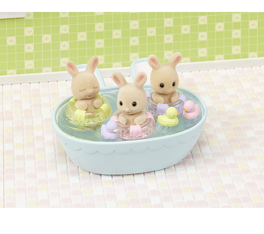 Conjunto Hora do Banho Trigêmeos Sylvanian Families Epoch