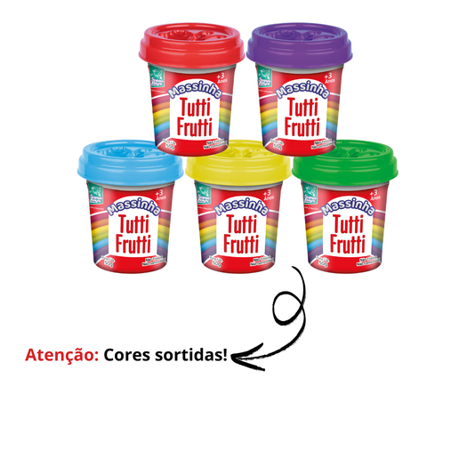 Conjunto Massinha de Modelar Divertidas Tutti Frutti Super Toys