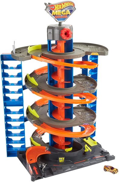 Conjunto Mega Garagem 70 cm Hot Wheels Mattel