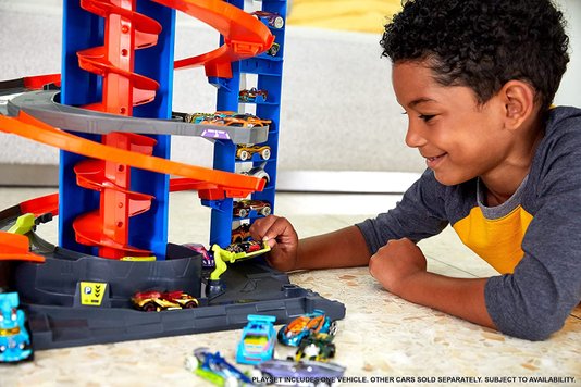 Conjunto Mega Garagem 70 cm Hot Wheels Mattel