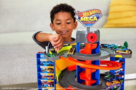 Conjunto Mega Garagem 70 cm Hot Wheels Mattel