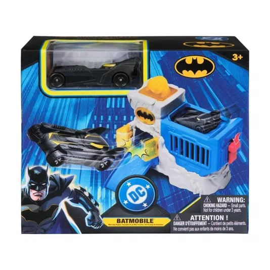 Conjunto Mini Batcaverna Com Pista E Batmóvel Sunny