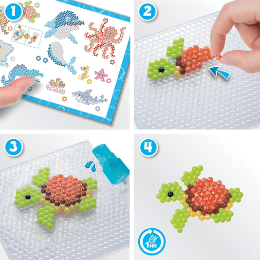 Conjunto Ocean Splash Scene Aquabeads Epoch