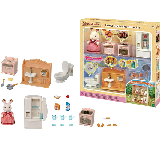 Conjunto Primeiros Móveis Divertidos Sylvanian Families Epoch 