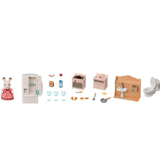 Conjunto Primeiros Móveis Divertidos Sylvanian Families Epoch 