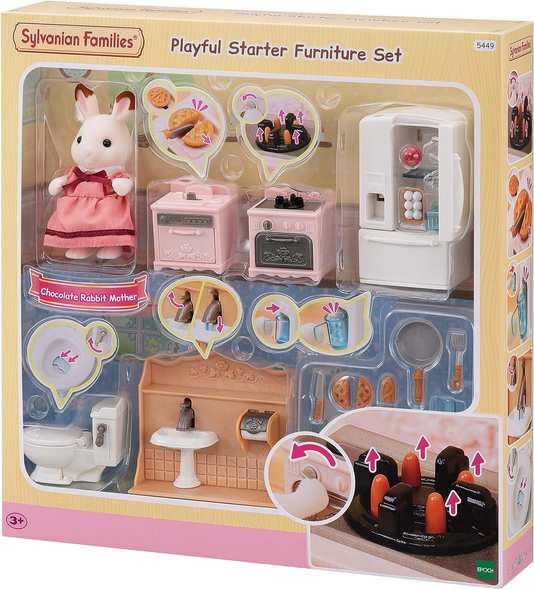 Conjunto Primeiros Móveis Divertidos Sylvanian Families Epoch 