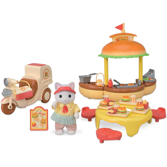 Conjunto Quiosque de Hambúrguer Sylvanian Families Epoch