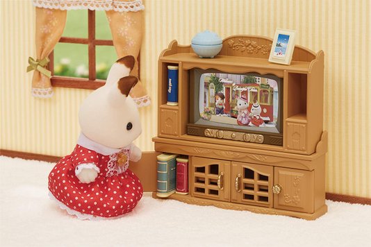 Conjunto Sala de Estar Confortável Sylvanian Families Epoch 