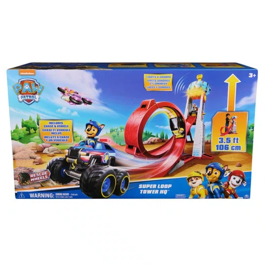 Conjunto Torre de Vigilância Super Looping Patrulha Canina Sunny 
