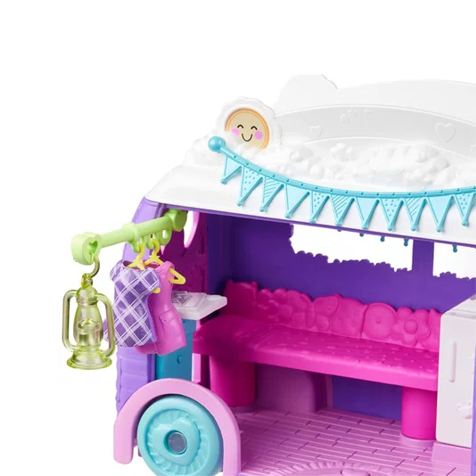 Conjunto Van de Acampamento Glamurosa Polly Pocket Mattel