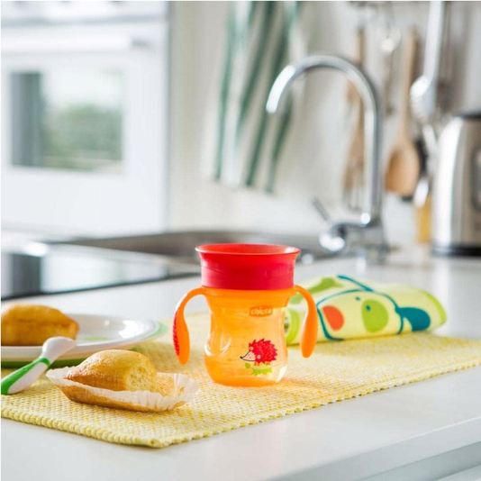 Copo 360 Perfect Cup 12+ 200 Ml Laranja Chicco