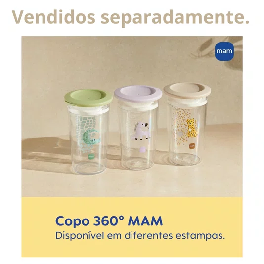 Copo 360° Fácil de Beber 290 ML Lilás MAM 