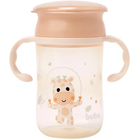 Copo de Treinamento 360° Zoo Girafa 300 ML Buba