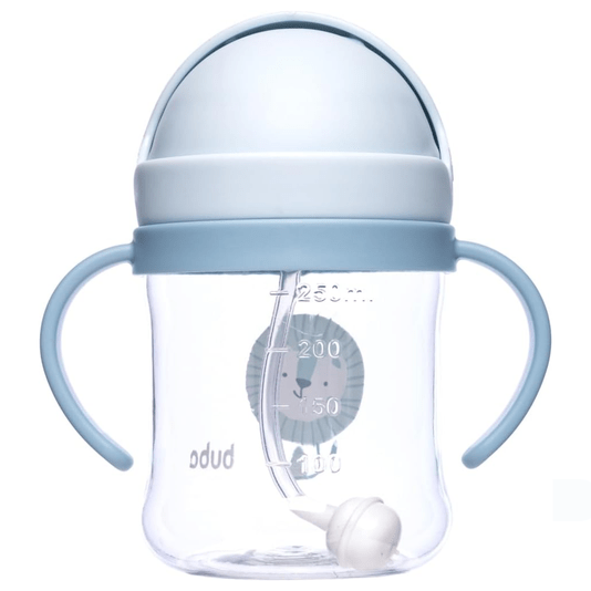 Copo Leãozinho Azul com Válvula Anticólica 250 ml Buba