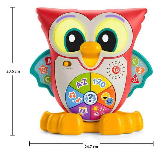 Coruja Olhos Luminosos Linkmals Fisher-Price Mattel