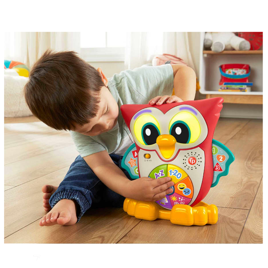Coruja Olhos Luminosos Linkmals Fisher-Price Mattel