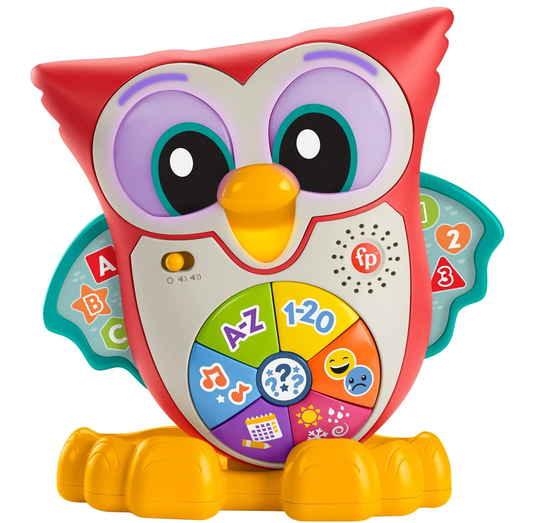 Coruja Olhos Luminosos Linkmals Fisher-Price Mattel
