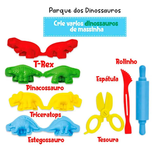 Cotti Massa Parque dos Dinossauros Cotiplás