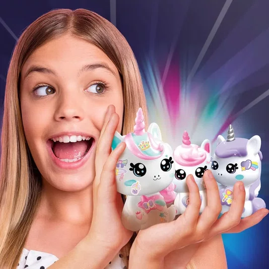 Decore Sua Luminária Família Unicórnio Kawaii Style 4 Ever Fun 