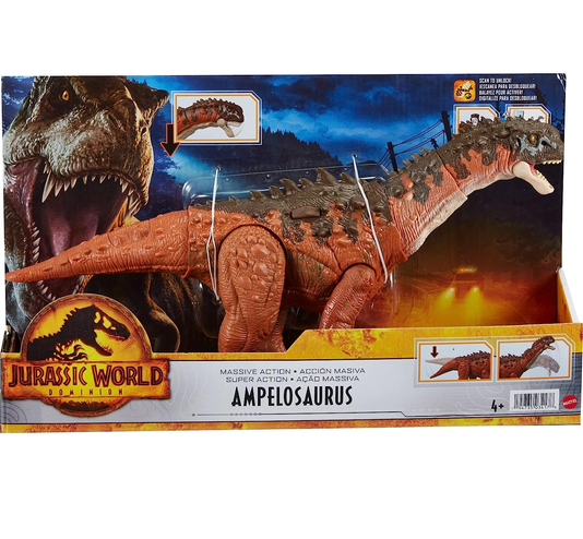 Dinossauro Ampelosaurus Jurassic World Mattel