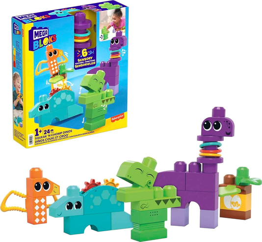 Dinossauros Brincallhões Mega Bloks Mattel