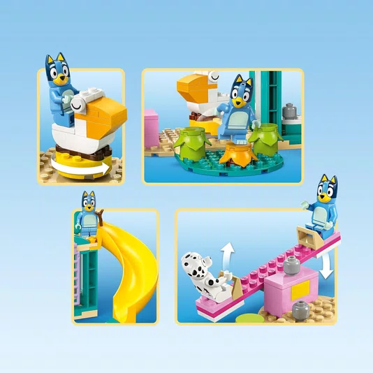 Diversão no Parquinho com Bluey e Chloe Lego Bluey 