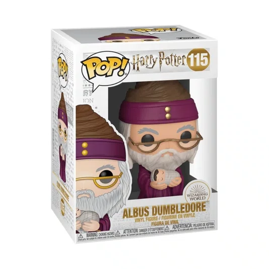 Albus Dumbledore com Harry Bebê Harry Potter 115 Funko POP! Candide