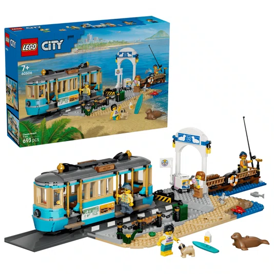 Elétrico Clássico de Praia Lego City 