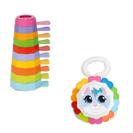 Empilha Baby Gatinho Mercotoys Brinquedos 