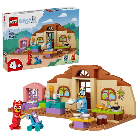 Escola com o Rusty e  Bluey Lego Bluey 