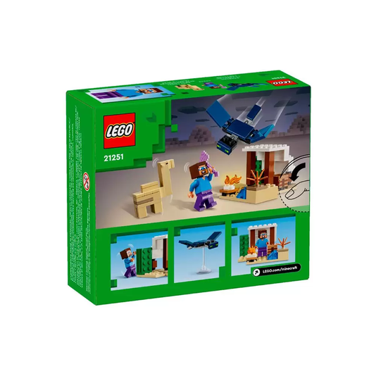 Expedição do Steve ao Deserto Lego Minecraft