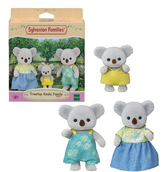 Família dos Coalas Copa de Árvore Sylvanian Families Epoch