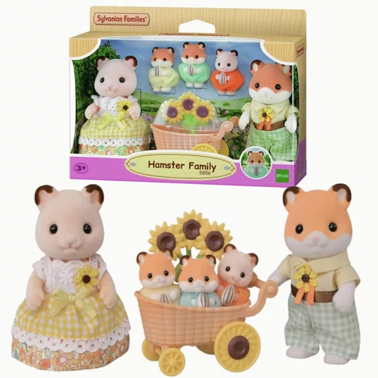 Família dos Hamsters Sylvanian Families Epoch