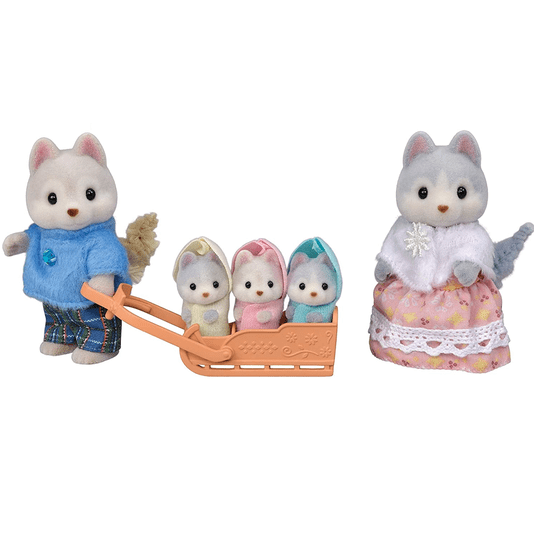 Família dos Huskys Sylvanian Families Epoch