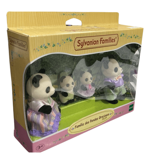 Família dos Pandas Graciosos Sylvanian Families Epoch 