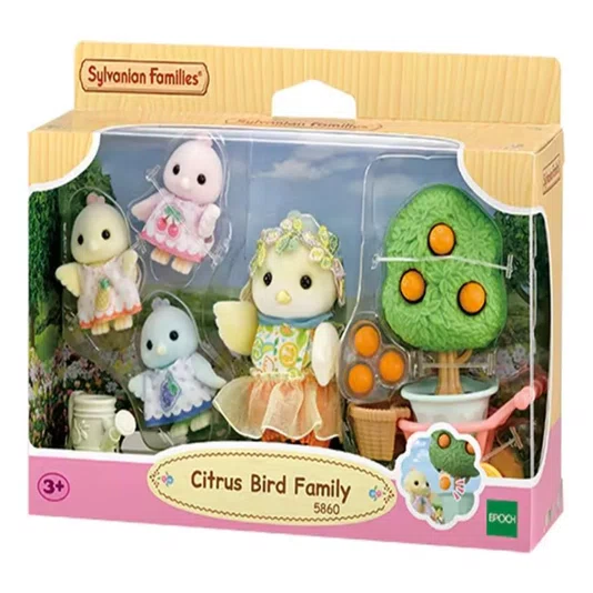 Família dos Pássaros Cítricos Sylvanian Families Epoch