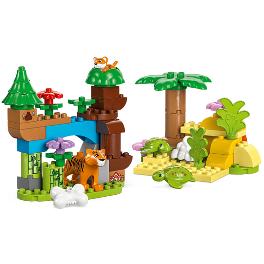 Famílias de Animais Selvagens 3 em 1 Lego Duplo