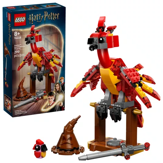 Fawkes A Fênix de Dumbledore Lego Harry Potter