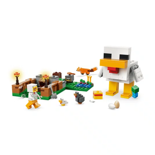 Fazenda de Galinhas Lego Minecraft